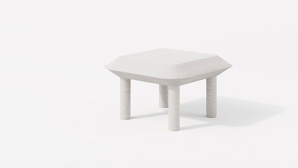 Pufų ir staliukų rinkinys TOTO